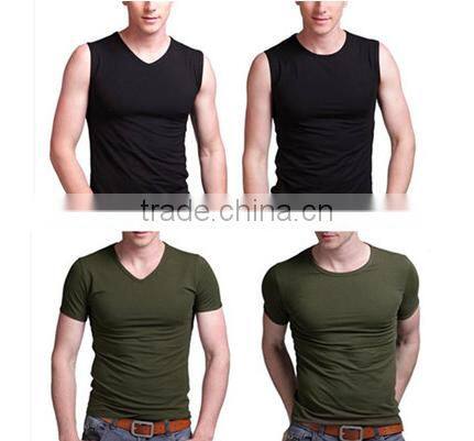 Factory Provide Seamless 65 Polyester 35 Cotton t Shirt