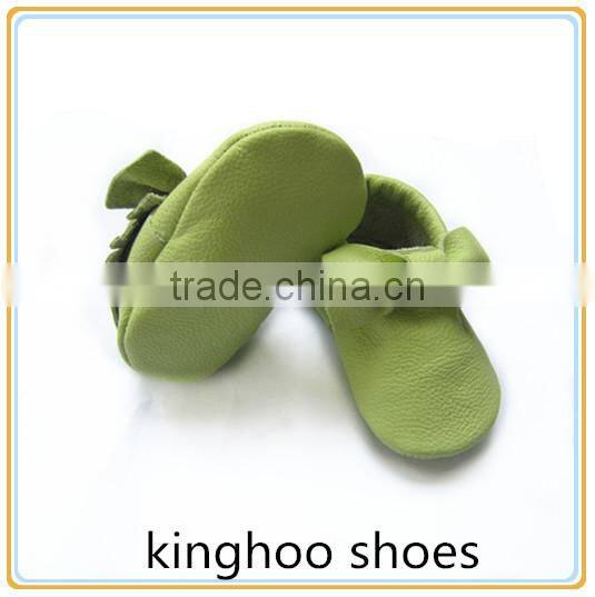 baby bow moccasins BOW MOCCS