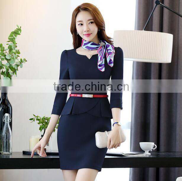 Hot Sale Factory Price Multicoloured Color Hotel Workwear Skirt Suit For Women