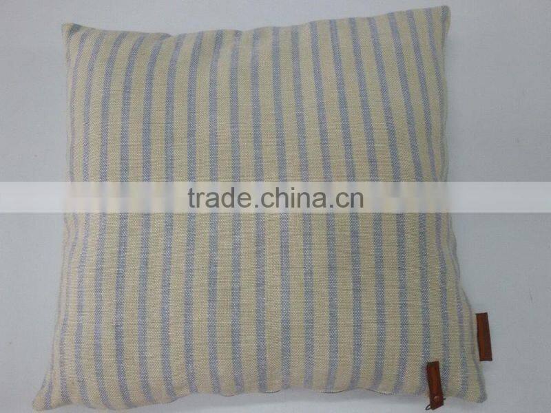 Linen look cotton cushion cover