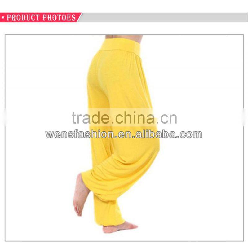 2016 Custom Yoga Harem Pants Women Workout Loose Yoga Pants