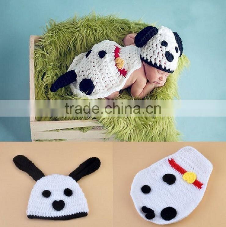 Knitted Animal Hats soft and colourful yarns Handmade baby clothing newborn crochet knit beanie hat set photography prop