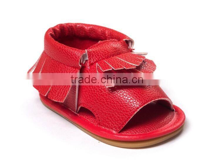 2017 baby sandals, fringed baby sandals