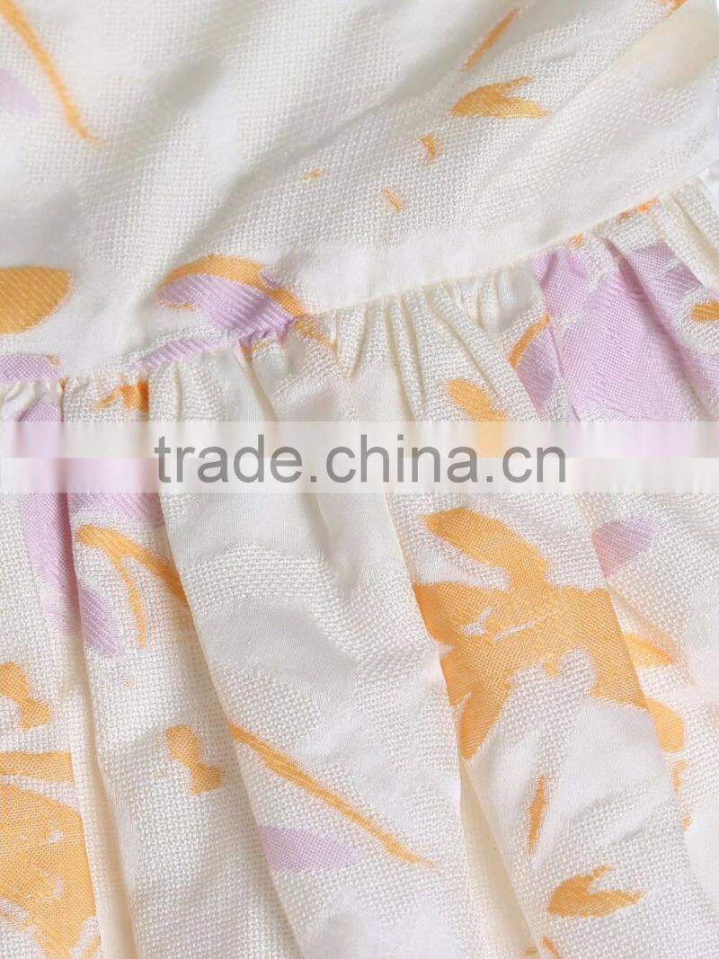 Modern Girls partysu jacquard fresh dress