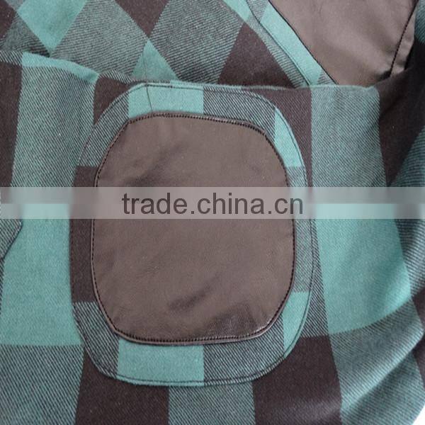 Unique flannel shirts for men elbow patch Mens casual dress shirts