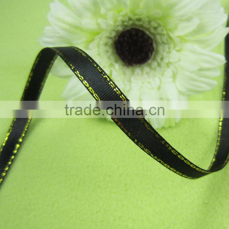 saddle stitched grosgrain ribbon