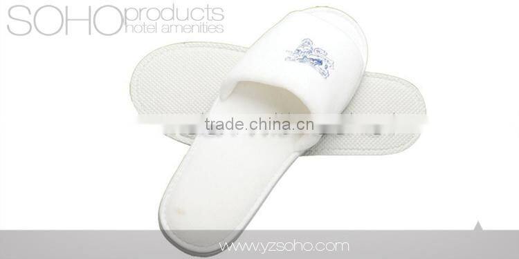 2017 new sale cheap wholesale custom brand spa slipper, disposable hotel slipper