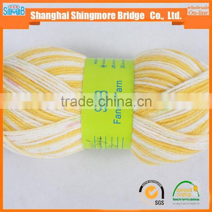 alibaba china yarn supplier cheap wholesale high quality double acrylic yarn 100% with 50 gram for hand knitting
