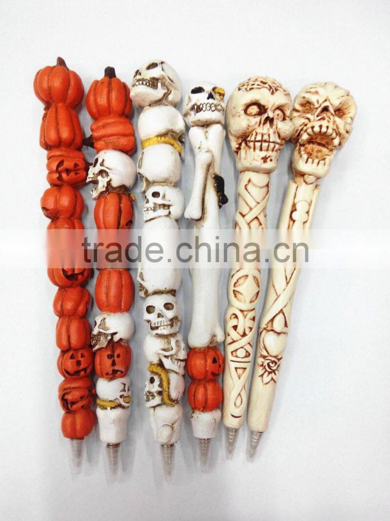 Flexible finger ballpoint pen