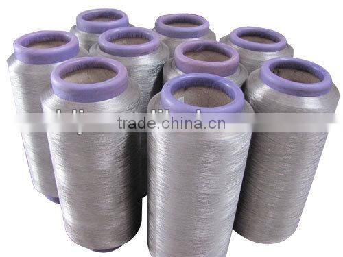 100% silver fiber conductive yarn
