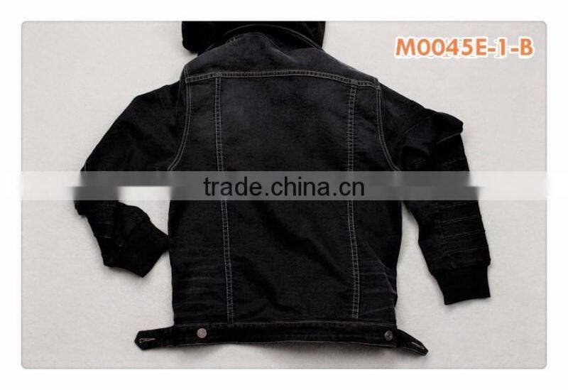 M0045E-1-B 10.6oz double layer cotton lycra denim jeans fabric