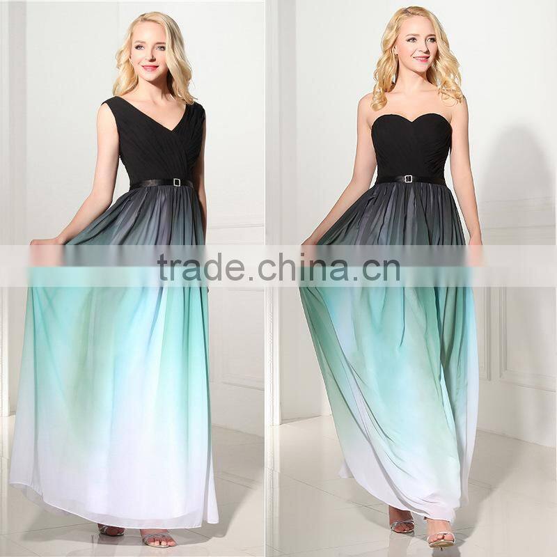 pink gradient evening dress bridal dress/ yg flower xx gradient maxi bridal dress/evening wedding dress