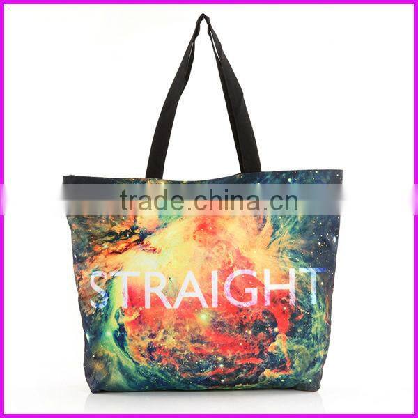 2014 france hot selling digital printed wholesale canvas bag