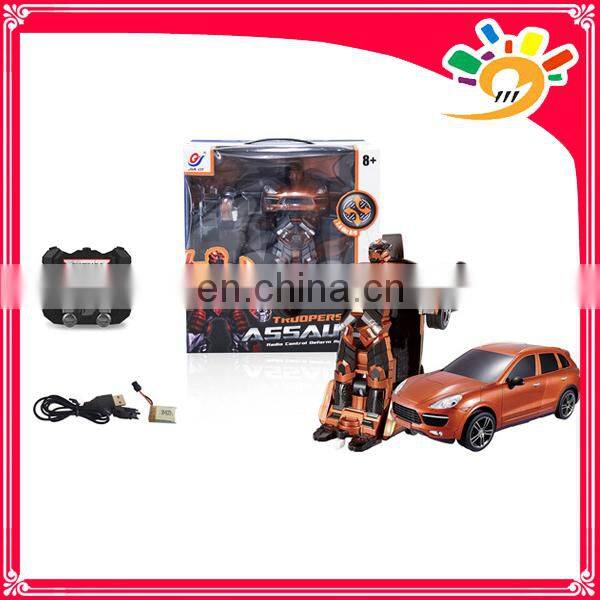 2.4G car transform robot toy Remote control car rc robot