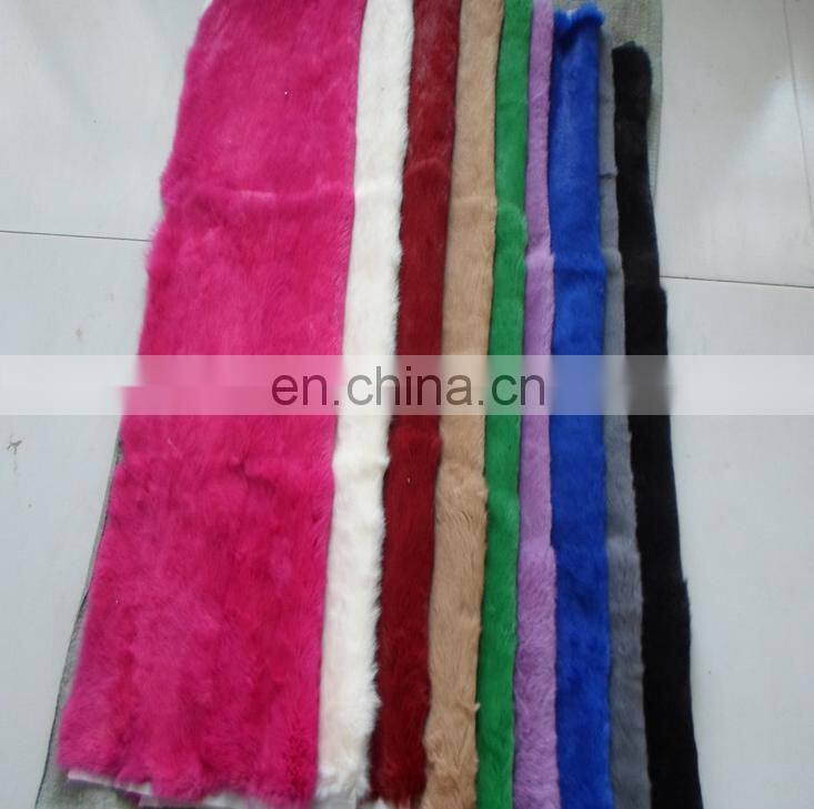 High quality rabbit fur skin plate with factory wholesale price