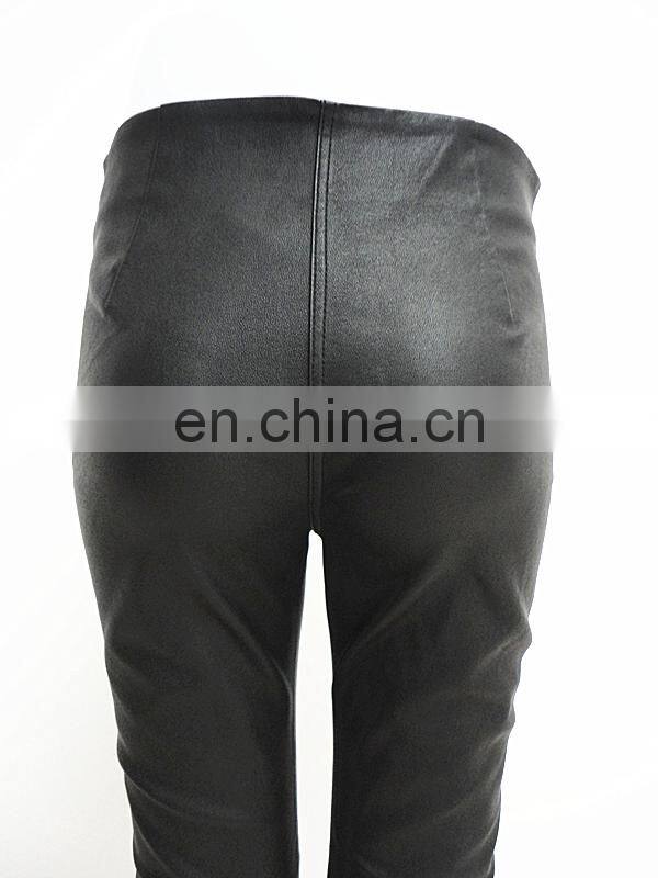 wholesale stretch leather legging stretch pants for women