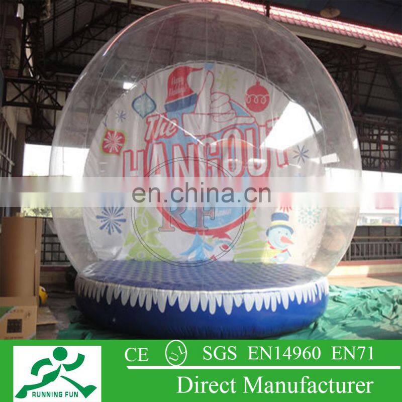inflatable christmas ornaments snow ball,inflatable snow advertising ball for sale ICM-10