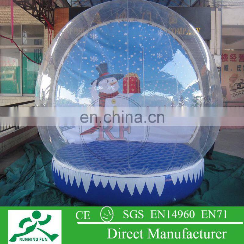 inflatable christmas ornaments snow ball,inflatable snow advertising ball for sale ICM-10