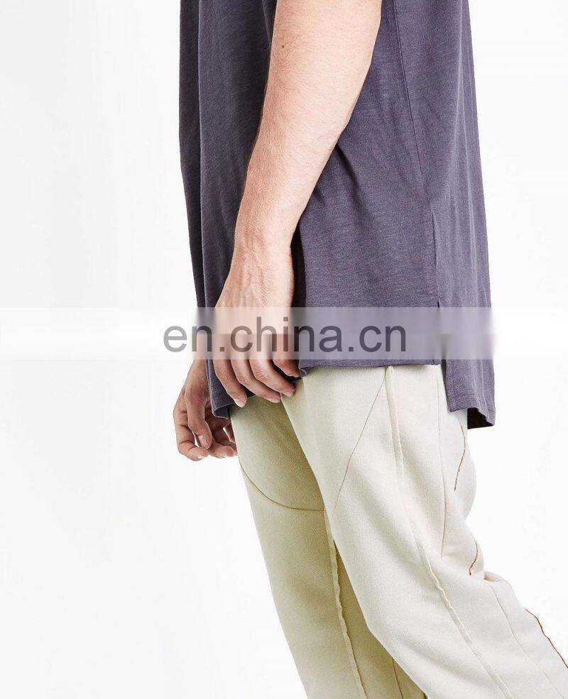 factory blank distressed short sleeve mens 100% cotton t shirts