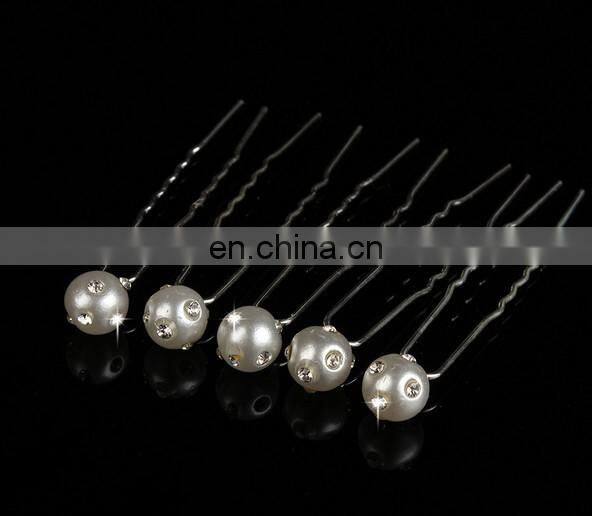 Wedding Headpiece Rhinestone U shaped Hair Pins