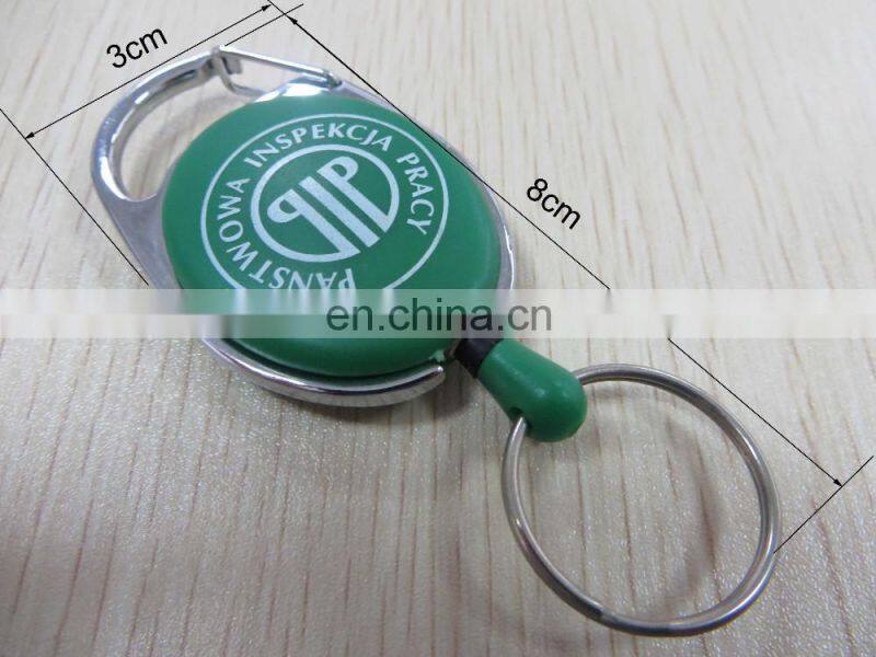 New cheap retractable plastic key holder/key ring wholesales
