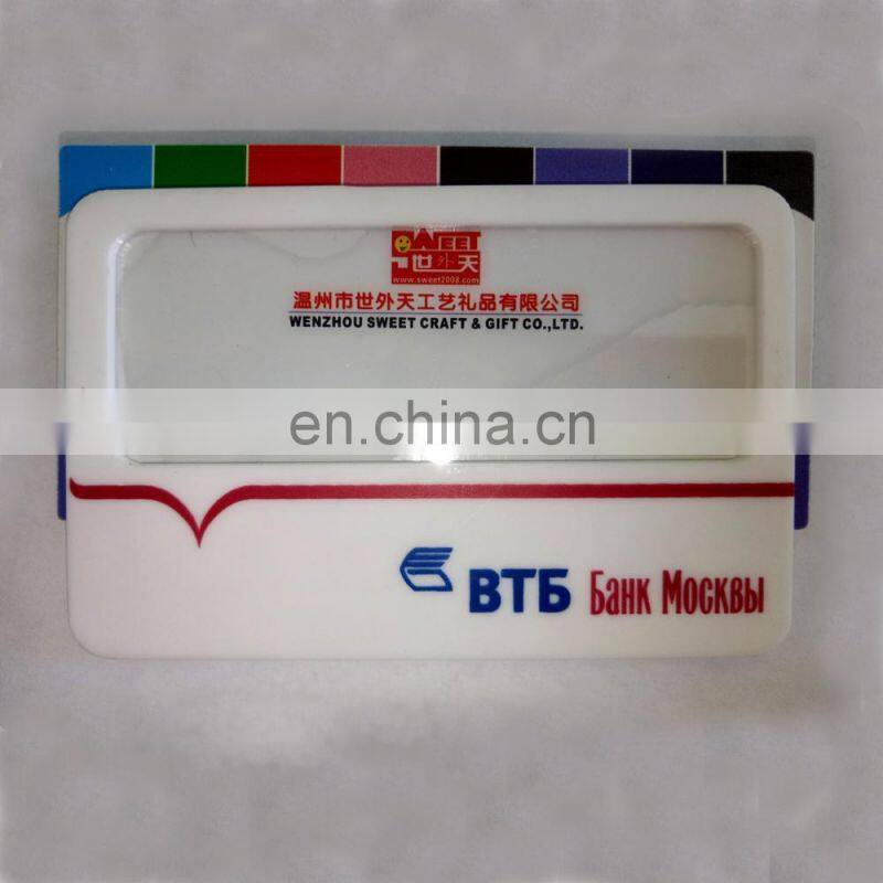 magnet back pvc hard plastic badge