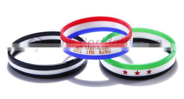 Personalized newest fashion cheap custom silicone bracelets