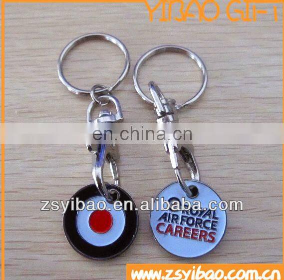 Custom trolley token keychain