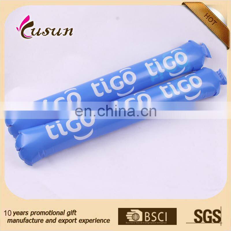 eco printed PE cheering stick inflatable hand wholesales manufacturer