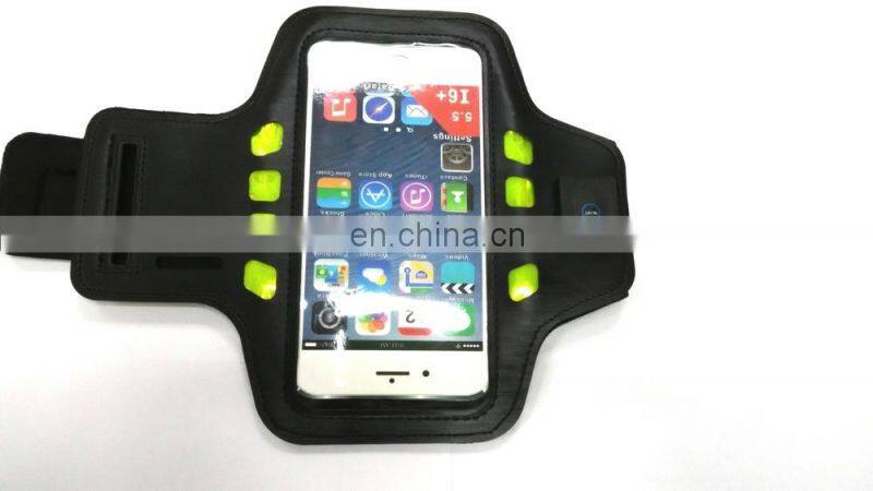 Wholesale color rubber band arm Jogging Armband For Cell Phone