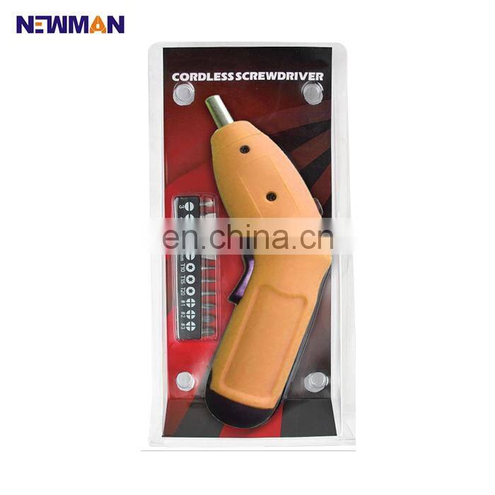 12v Rechargeable drill cordless screwdriver tools,professional electric screwdriver set