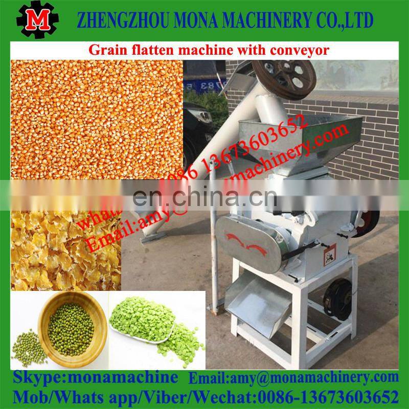 High efficient bean flaking mill flat machine/flatting mill/grinding flat machine with good feedback