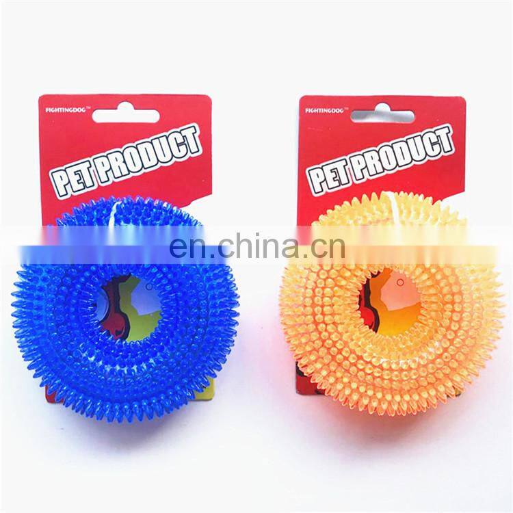 Bite resistant golden retriever large dog tpr squeaky dog chew toy