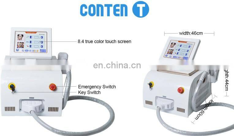 Portable 808 nm diode laser hair removal machine Germany bar hair removal machine laser diode 755 808 1064
