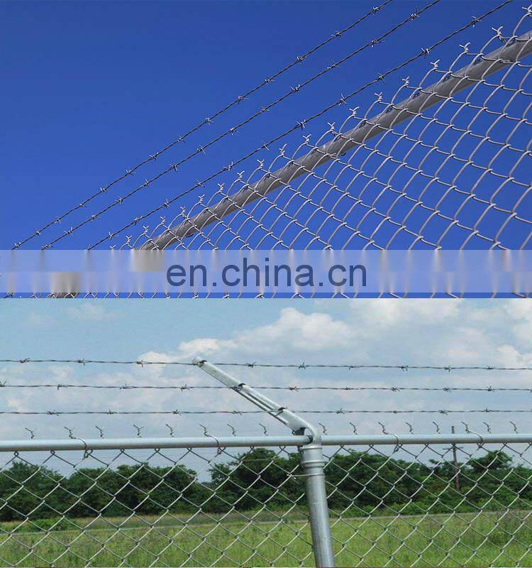 High quality used chain link fence panels in metal wire mesh