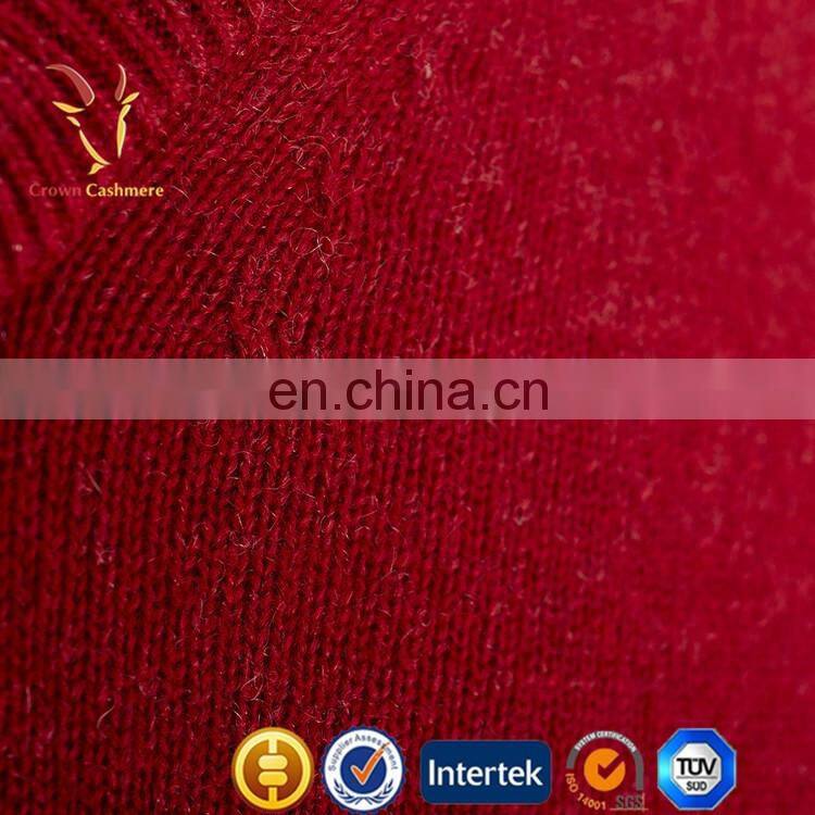 Mens fine knitwear best V Neck wool cashmere sweater