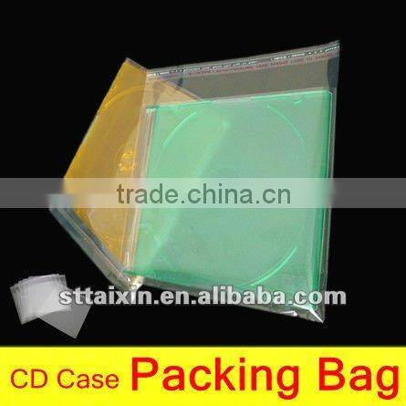 color/clear/black slim single 5.2mm PS wooden cd box