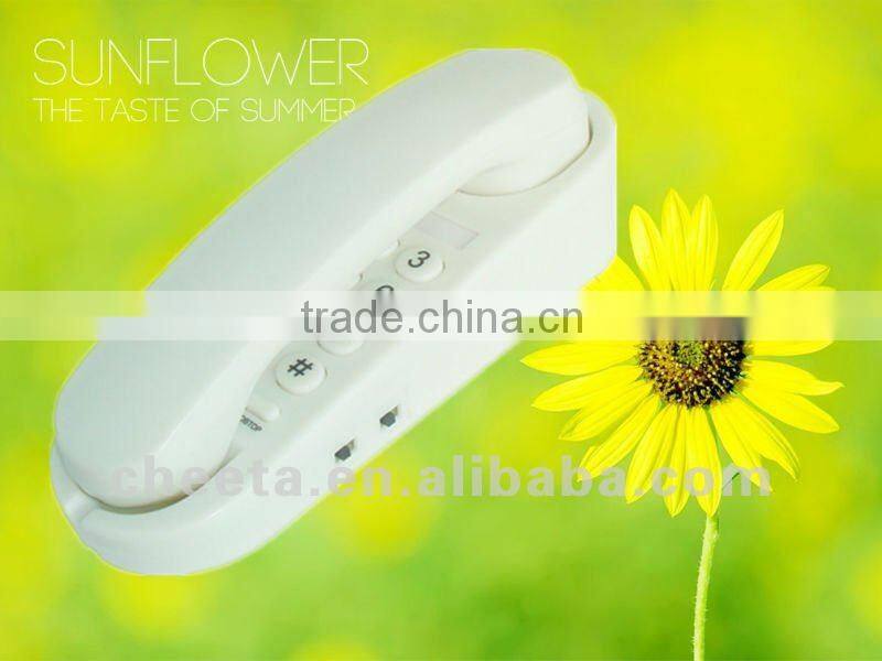 Wall hanging corded phone for hotel/Living room /bathroom