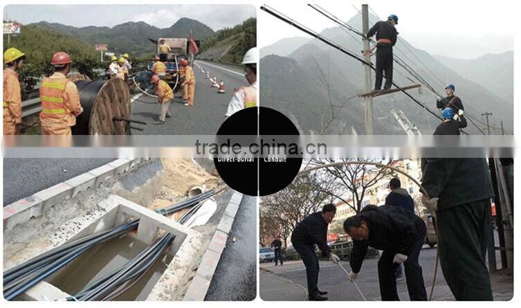 Indoor FTTH Cable/Fiber Optical Cable 2/4/6/8 cores with FRP/Steel wire Strengthen Member