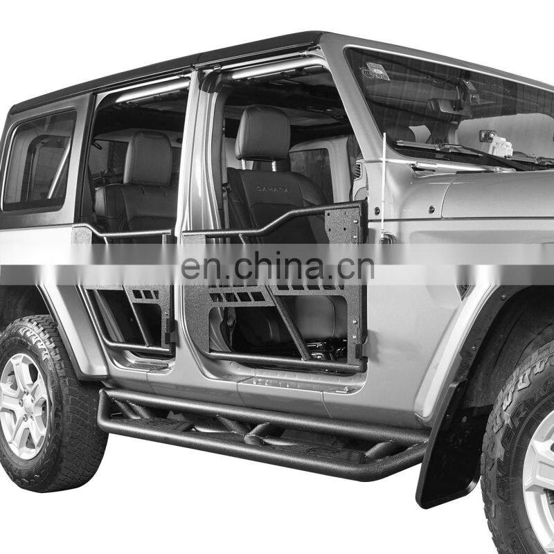 JL1078 JK TUBE 4 DOOR half door for Vehicles for jeep for wrangler JL accessories steel door for jeep JL2018+ new desigh LANTSUN