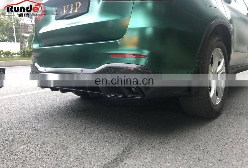 RUNDE 2015-2019 GLC Brilliant Quality TopCa Style Carbon Fiber Rear Diffuser For Mercedes GLC GLC63 X253 W253