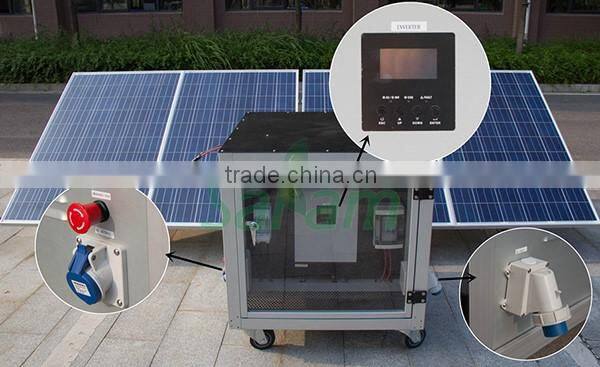 2KVA wind solar hybrid power system for home