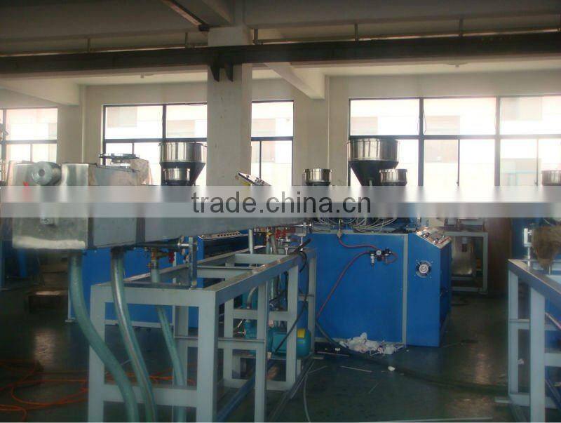 pp plastic drinking straw extruding machine