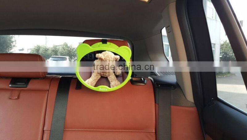 Private labeled colorful Baby safety Cars Mirror baby car seat mirror rear seat baby mirror with strap