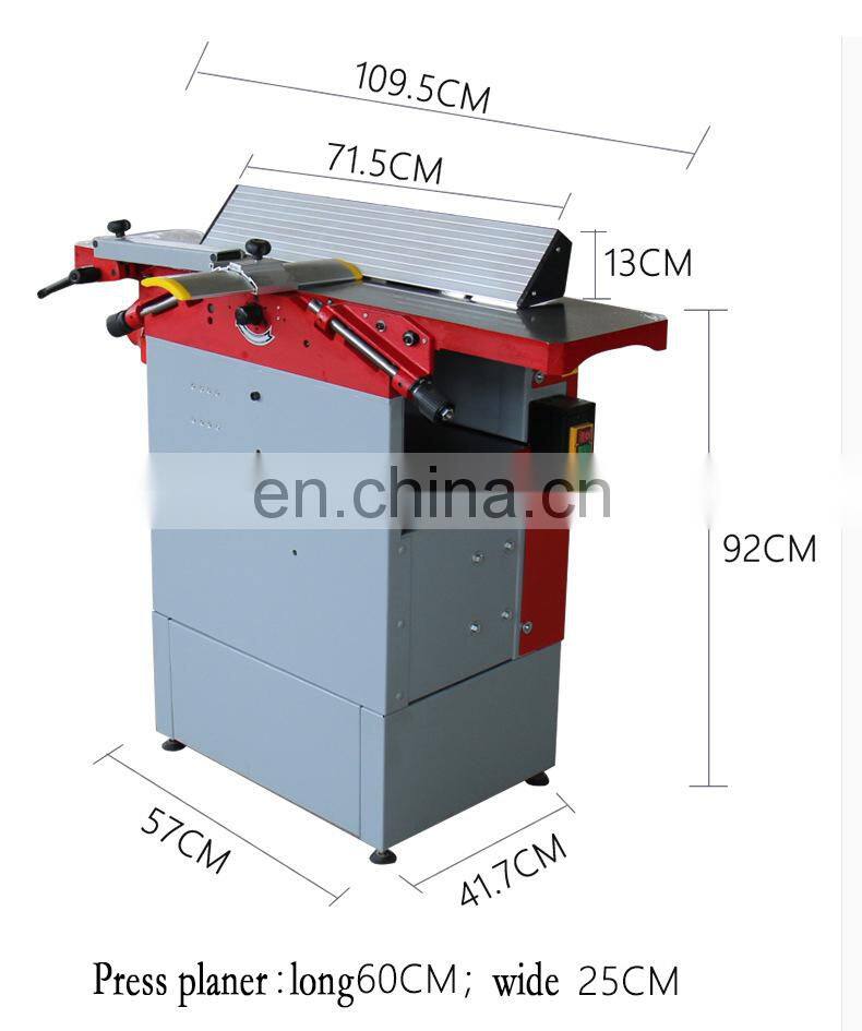 LIVTER 12 inch thickness planer jointer machine multifunctional jointer planer combination