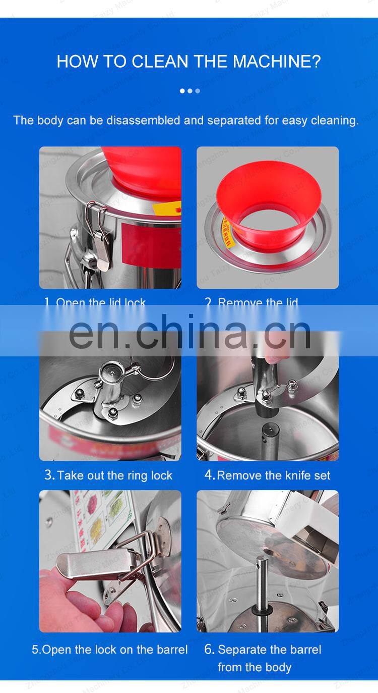 Commercial Stainless Steel Food Vegetable Fruit Crusher Chopper Cutting Machine For Sale