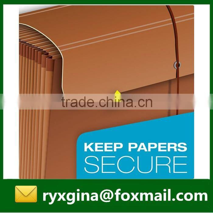 Latest arrival cardboard expanding file folder with handle