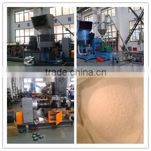 2015 high capacity recycling plastic pelletizing machine