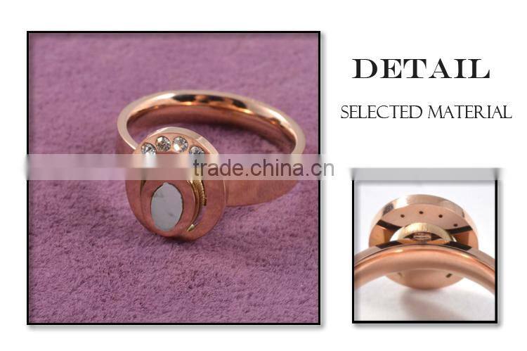 New product 2015 ring jewelry rose gold rings for women