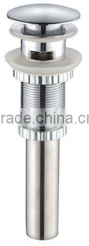 Chrome Pop Up Drain with Overflow